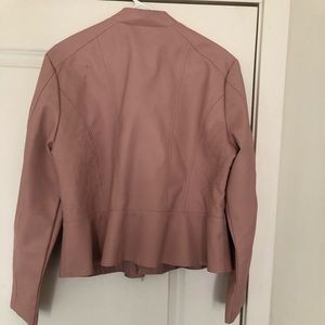 Faux leather jacket